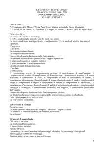 Programma_di_italiano_I_I_2009-2010 - Liceo B Croce