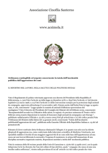Scarica in formato DOC - Associazione Cinofila Santerno