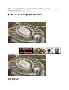 rudiae - BelSalento.com