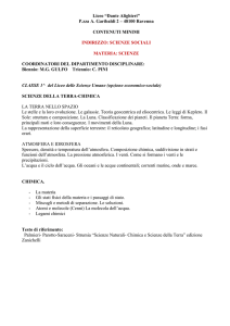 materia: scienze - Liceo Classico "Dante Alighieri"
