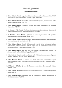 elenco publicazioni pizzuti - dipartimento di economia e diritto