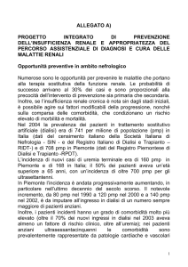 ii. processo degenza nefrologica - Sezione SIN Piemonte e Valle d