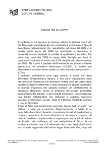 La Sintesi - Federazione Italiana Editori Giornali