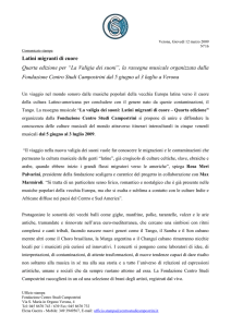 Scarica comunicato - Fondazione Centro Studi Campostrini