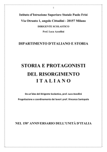 Storia e protagonisti del Risorgimento italiano