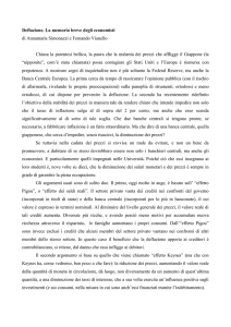 Simonazzi/deflazione - dipartimento di economia e diritto