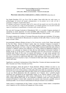 Conclusioni Convegno Diocesano Vita Consacrata Napoli 5