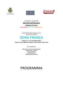 Programma e schede Zona Franca 2011