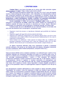 Ipotesi Gaia - Università degli Studi di Messina