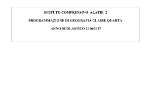 Classe quarta - Istituto Comprensivo 2 Alatri "Sacchetti Sassetti"