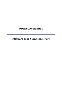 Operatore elettrico-competenze comuni e specifiche
