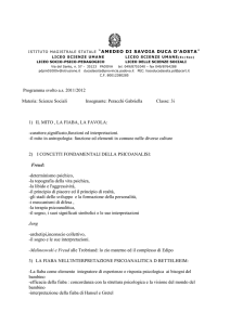 Scienze Sociali - Liceo Duca D`Aosta