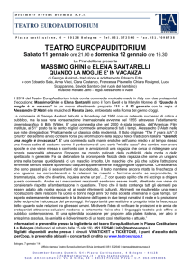 comunicato stampa - Teatri di Bologna