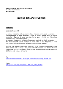 blindsight - Unione Astrofili Italiani