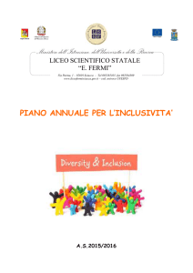 PAI SCIENTIFICO 2015 2016 - Liceo Scientifico "Enrico Fermi
