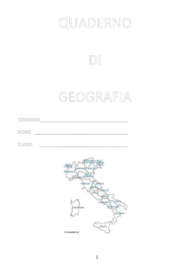 quaderno di geografia 5