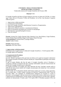 consiglio16 02-03-06 - UniFI - Università degli Studi di Firenze