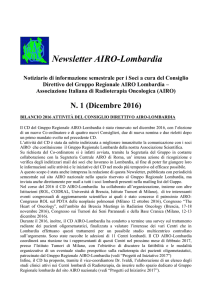 1-2016 (Dicembre) Newsletter Lombardia