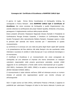 Comunicato stampa - Confindustria Umbria
