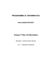 Classe 3ª Sez. B Informatica