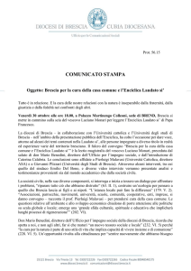 Protocollo n. 56 del 28 ottobre 2015 Brescia per