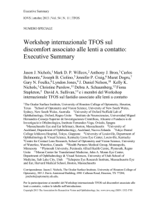 Executive Summary IOVS | ottobre 2013 | Vol. 54 | N. 11 | TFOS