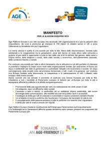 Manifesto per le Elezioni Europee 2014