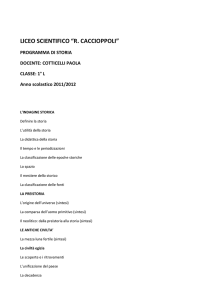 1° L Anno scolastico 2011/2012