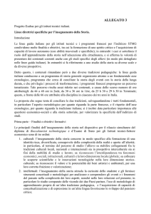 Le linee guida italiane per gli istituti tecnici ei programmi francesi