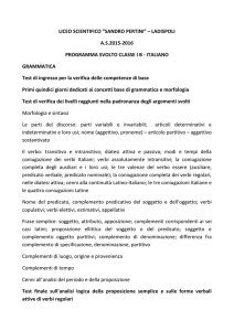 Italiano - Liceo Pertini Ladispoli