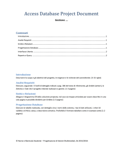 Database Project Document Template