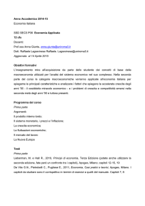 Economia Italiana_Programma 2014-15