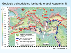Geologia del sudalpino lombardo e degli Appennini N