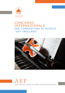 concorso internazionale - Accademia Europea Firenze