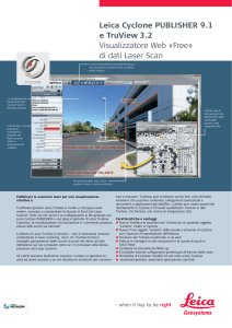 Leica Cyclone PUBLISHER 9.1 e TruView 3.2 Visualizzatore Web