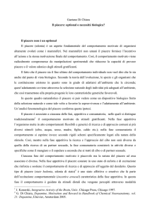 Gaetano Di Chiara Il piacere: optional o necessità biologica? Il