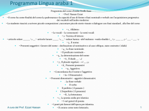 La lingua araba parlata
