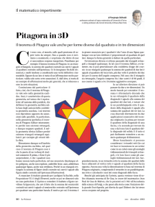 Pitagora in 3D - Piergiorgio Odifreddi