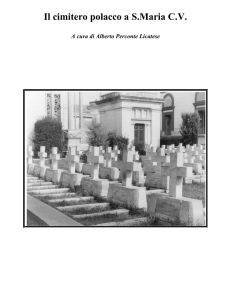 Il cimitero polacco a S.Maria CV