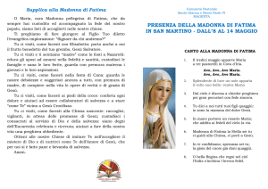 Programma Madonna a San Martino