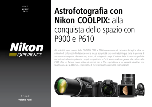 Astrofotografia con Nikon COOLPIX: alla conquista dello spazio con