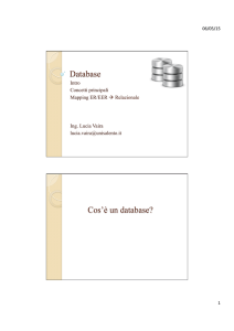 Database Cos`è un database?