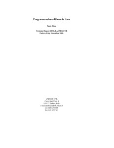 Programmazione di base in Java - IsIB