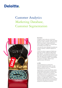 Customer Analytics Marketing Database, Customer