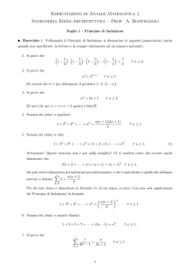 Esercitazioni di Analisi Matematica 1 Ingegneria Edile