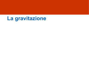 Gravitazione - Liceo Classico Psicopedagogico Cesare Valgimigli
