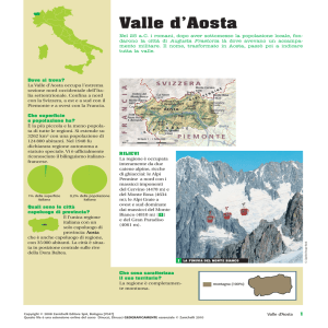 Valle d`Aosta - Zanichelli online per la scuola