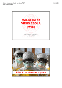 MALATTIA da VIRUS EBOLA (MVE)