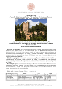 Il castello di Carbonana (Gubbio, PG): analisi archeologica dell