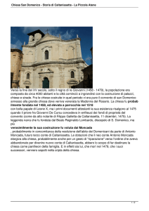 Chiesa San Domenico - Storia di Caltanissetta